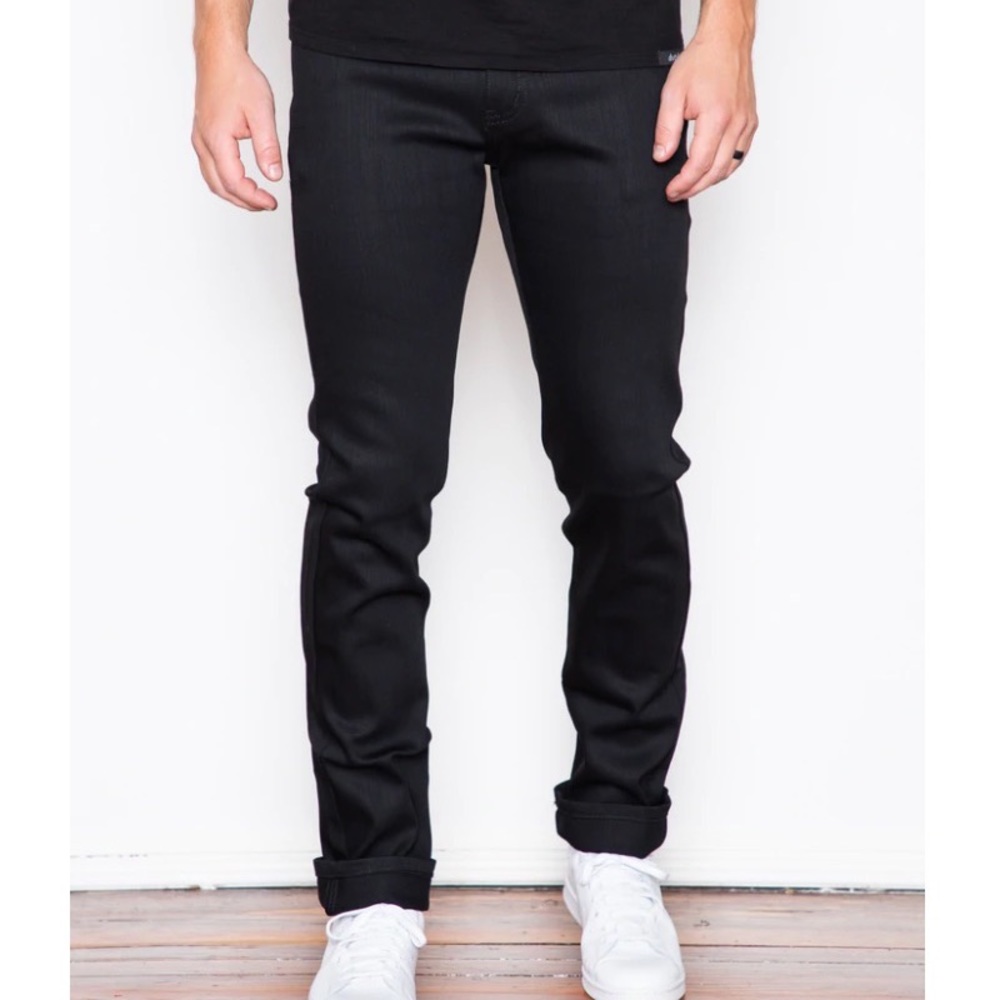 Naked & Famous, Super Skinny Guy, Black Skinny Jeans - pristine condition